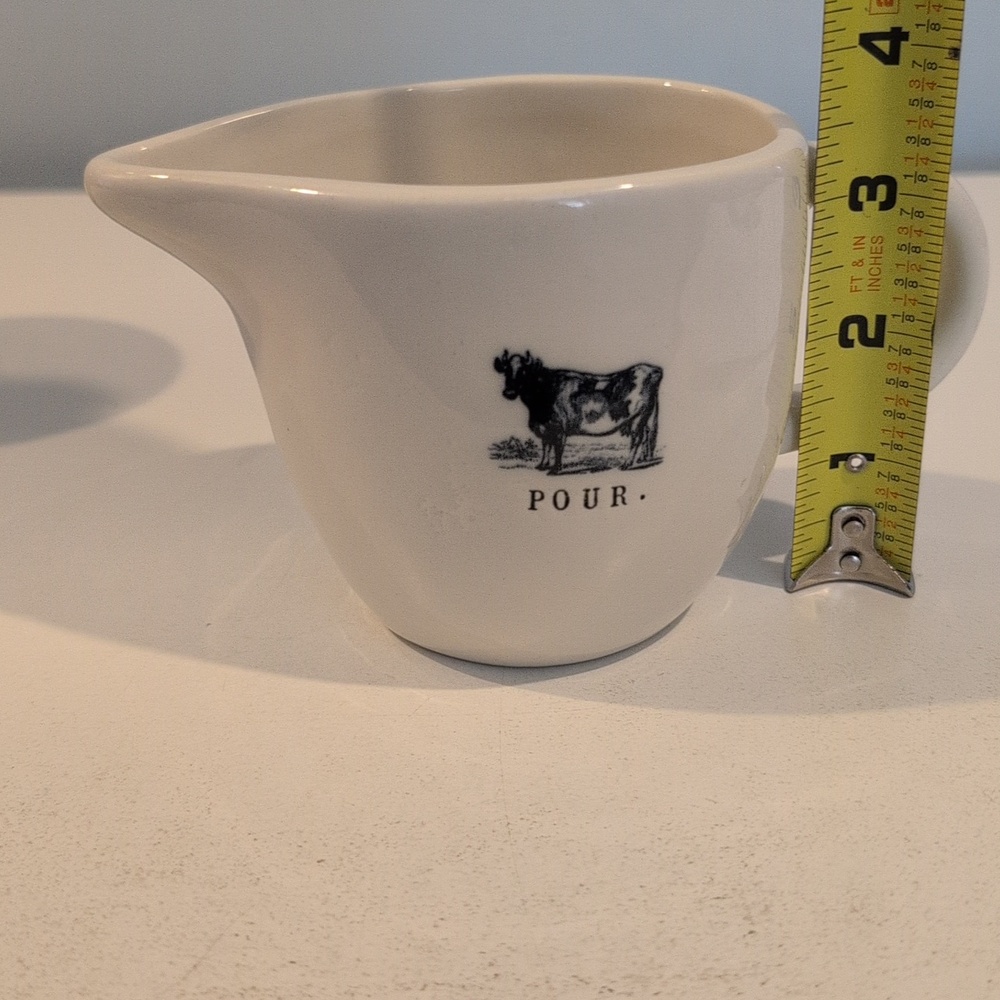 Rae Dunn "Scoop" And "Pour" Ceramic Sugar Bowl And Creamer Farmline Collection - Picture 13 of 16